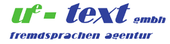 Logo ue-text GmbH aus Leipzig