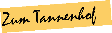 Logo Gasthof Pension Zum Tannenhof aus Büren