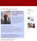 Flash! Ihr Fahrradkurier in Duisburg - Homepage des Monats Januar 2014
