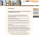 Jost Chemicals GmbH - Homepage des Monats März 2016